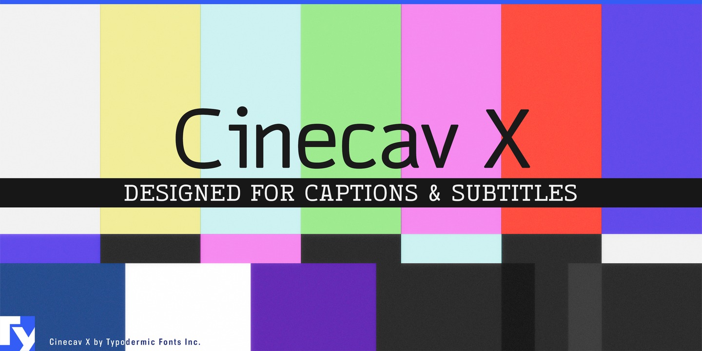Cinecav X Font